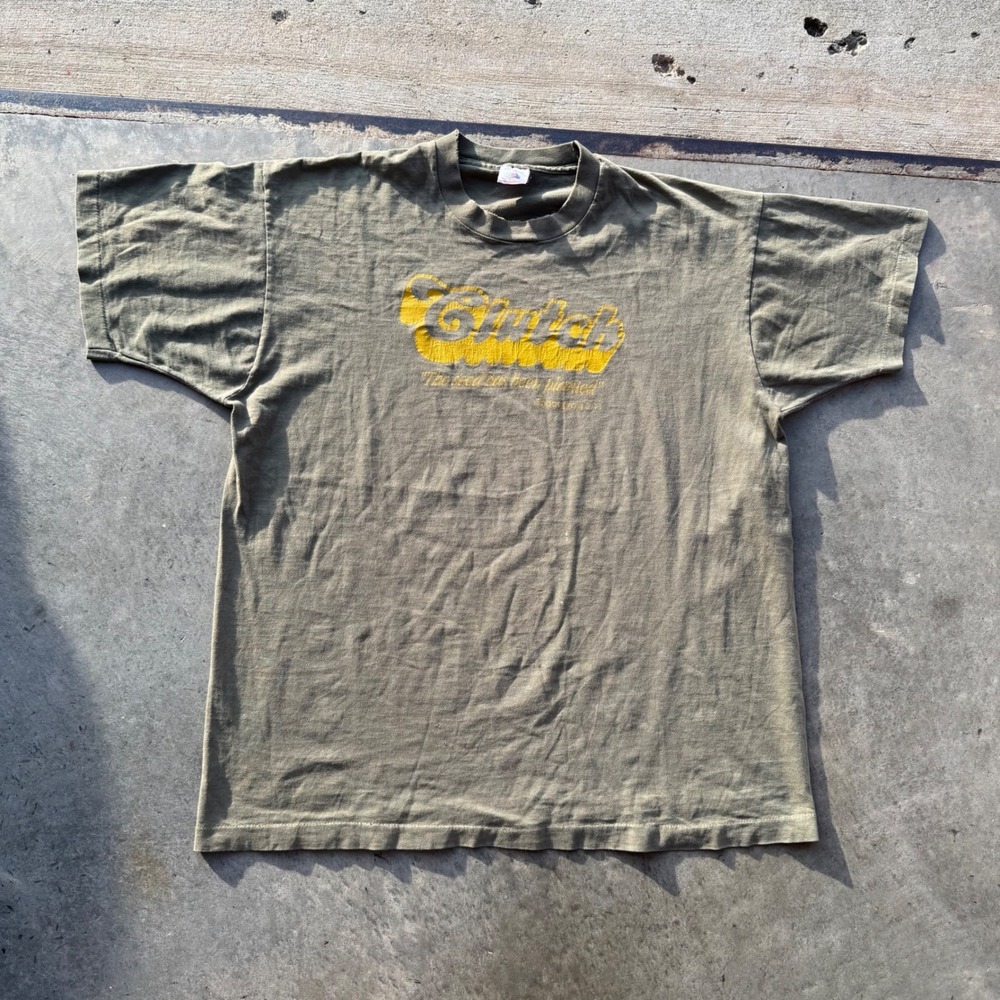 Vintage 90s Clutch Band Shirt Spacegrass The Seed Has Been Planted XL Green USA